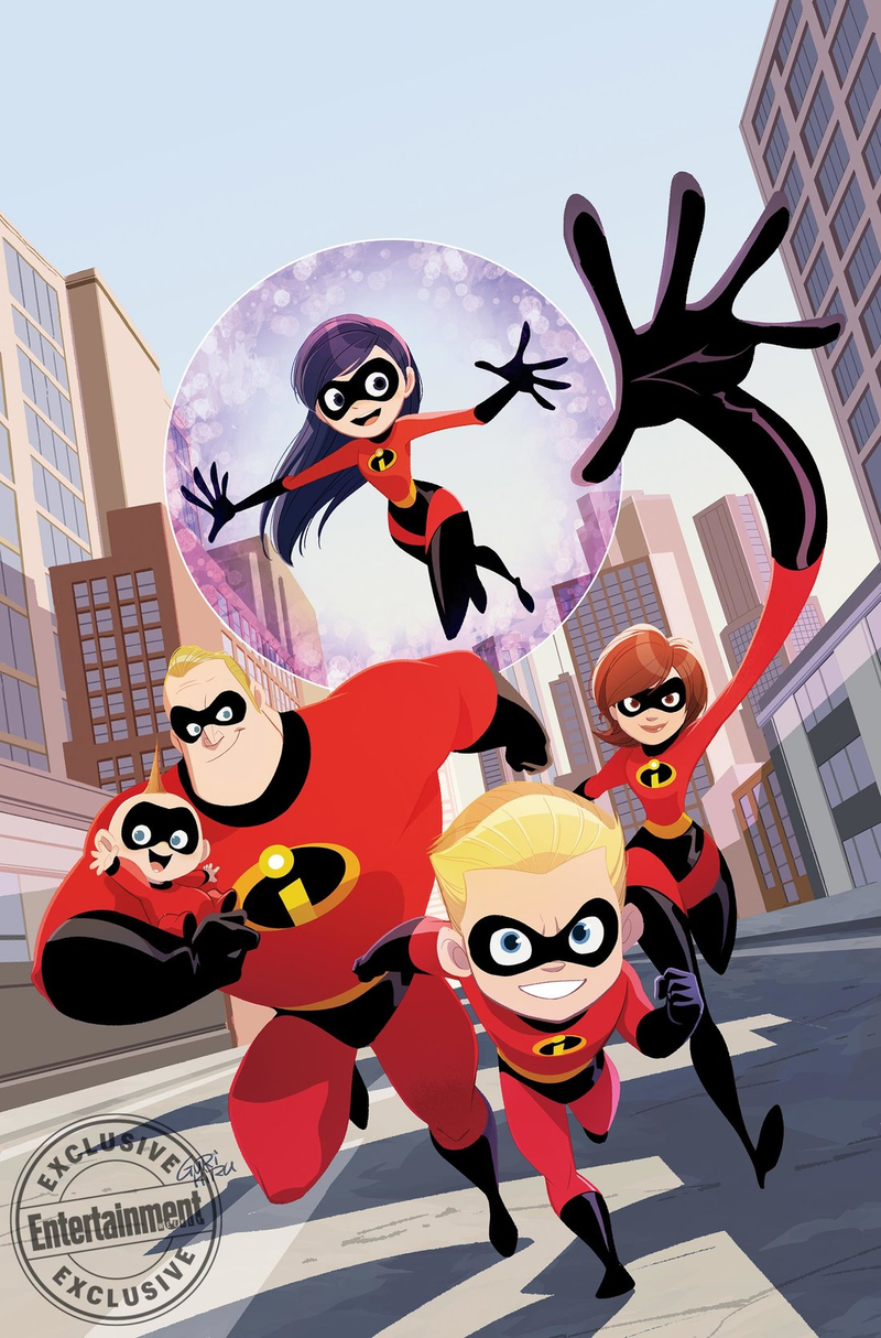 The cover of Incredibles 2: Heroes At Home.